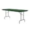 Correll Rectangle Heavy Duty Commerical Plastic Folding Table, 30" W, 60" L, 29" H, Blow Molded Plastic Top R3060-29 - alternate 1